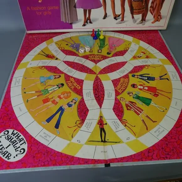 1969 What Shall I Wear Board Game Selchow & Righter - Picture 5 of 13